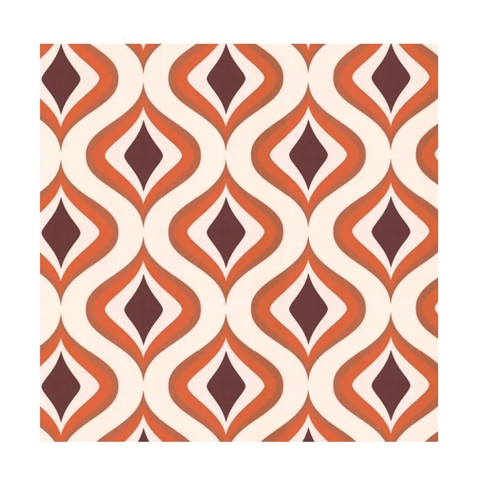 Graham Brown Trippy Orange Wallpaper