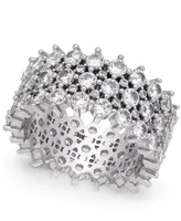 I.n.c. International Concepts Silver-Tone Pave Ring, Created for Macy's