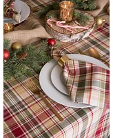 Design Imports Give Thanks Plaid Tablecloth