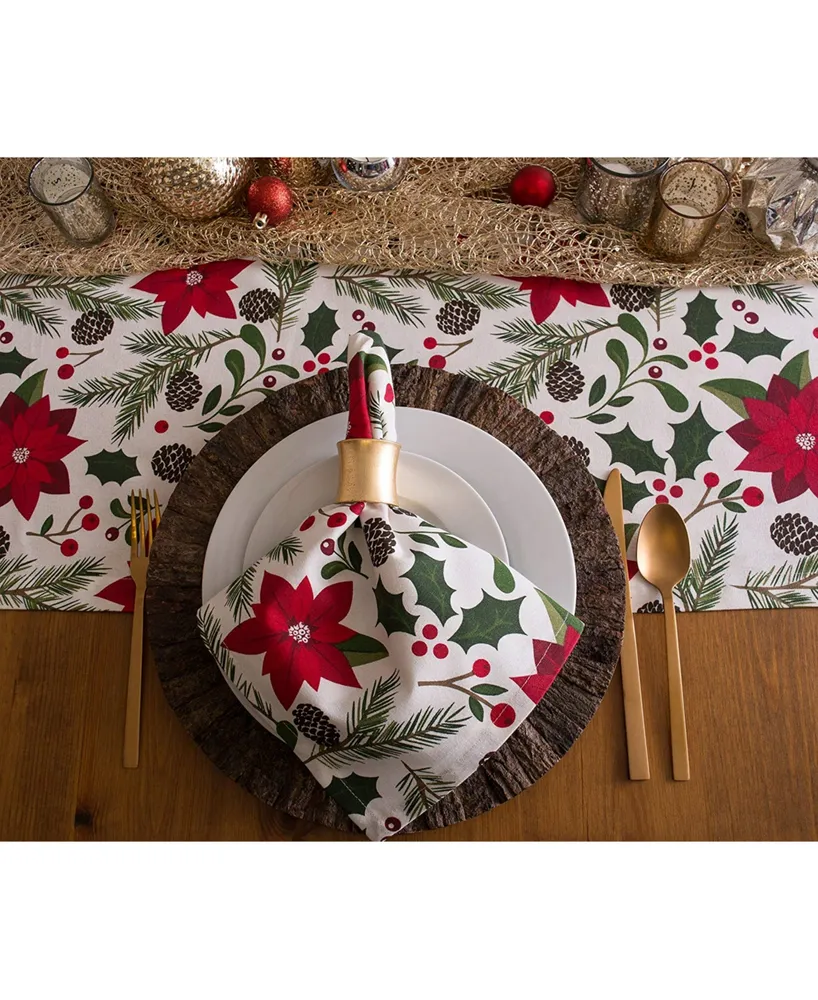 Design Imports Woodland Christmas Table Runner