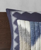 Ink+Ivy Alpine Chevron Stripe 3-Pc. Quilt Set