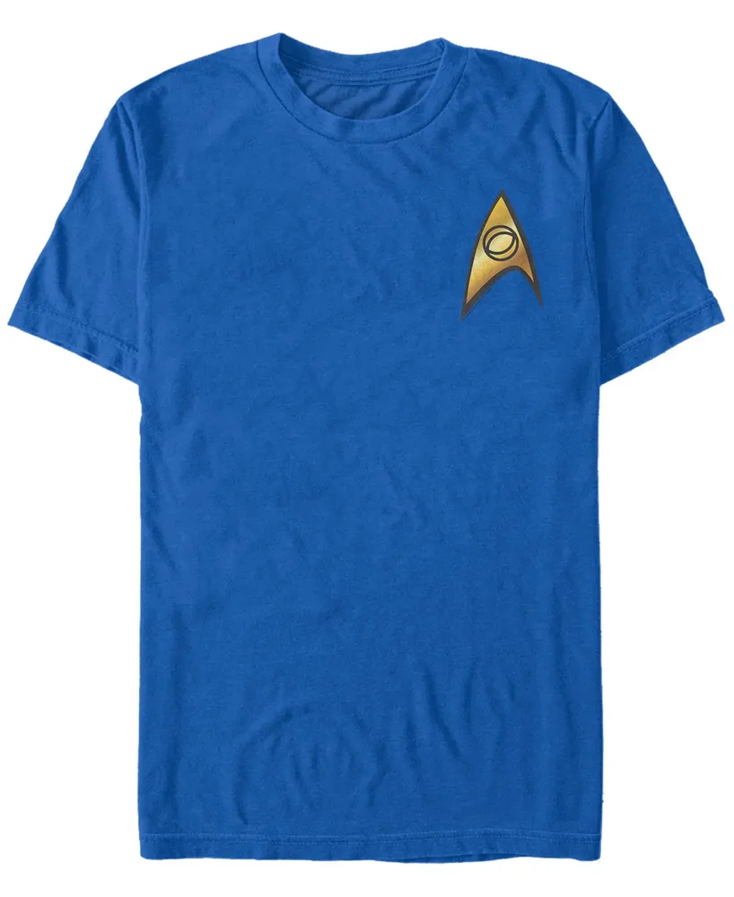 Star Trek Men's The Original Series Science Starfleet Insignia Short Sleeve T-Shirt