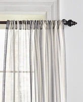 Elrene Hampton Stripe Sheer Window Curtain