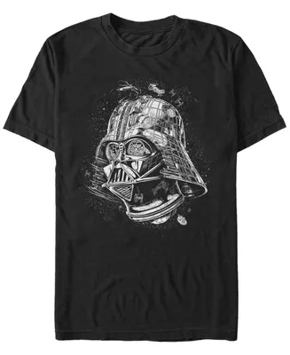 Star Wars Men's Classic Darth Vader Helmet Short Sleeve T-Shirt