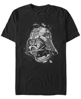 Star Wars Men's Classic Darth Vader Helmet Short Sleeve T-Shirt
