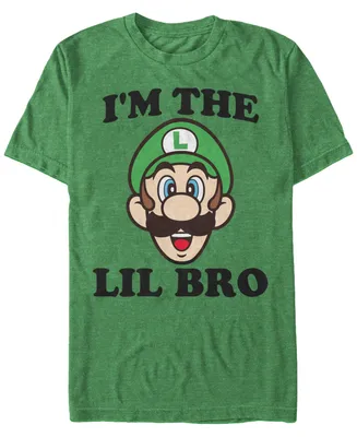 Nintendo Men's Super Mario Lil Bro Short Sleeve T-Shirt
