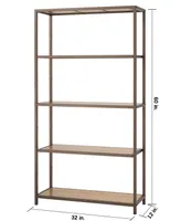 Trinity -Tier Bamboo Shelving Rack