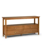 Warm Shaker Console Table