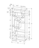 Monarch Specialties 72" H Bookcase