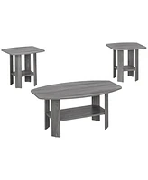 Monarch Specialties 3 Piece Table Set