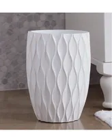 Roselli Trading Company Wave Wastebasket