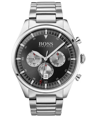 Boss Men's Chronograph Pioneer Stainless Steel Bracelet Watch 44mm