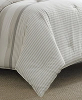 Nautica Saybrook Cotton Reversible 3-Piece Duvet Cover Set, King