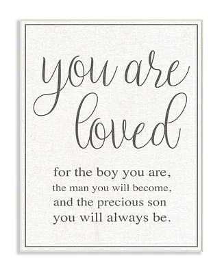 Stupell Industries You Are Loved Wall Plaque Art, 12.5" x 18.5"