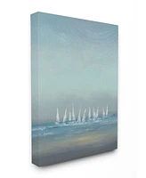 Stupell Industries The Regatta Abstract Seascape Canvas Wall Art, 30" x 40"