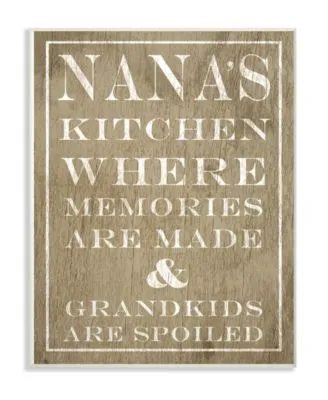 Stupell Industries Nanas Kitchen Spoiled Grandkids Light Wall Art Collection