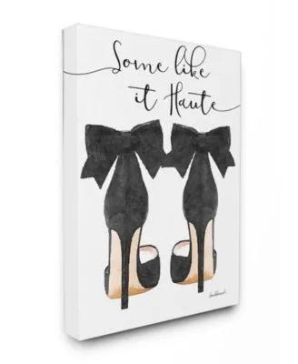 Stupell Industries Some Like It Haute Black Pumps Heels Art Collection
