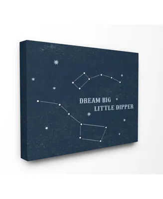 Stupell Industries Dream Big Little Dipper Stars Canvas Wall Art, 16" x 20"