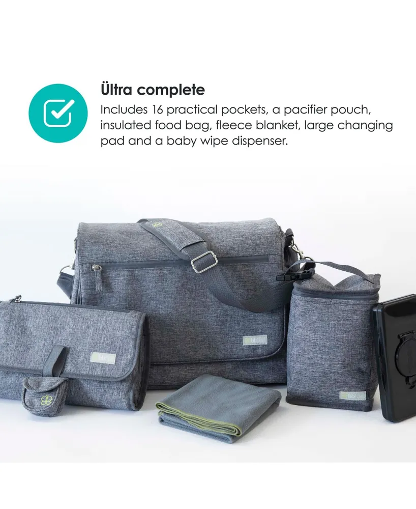 Bbluv Ultra Complete Multi Pocketed Durable Diaper Bag