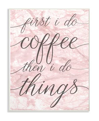 Stupell Industries Coffee Things Wall Plaque Art, 10" x 15"