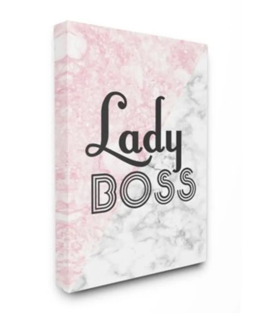 Stupell Industries Lady Boss Canvas Wall Art Collection