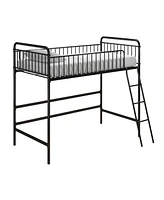 EveryRoom Kalvin Twin Metal Loft Bed