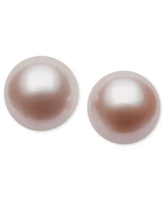 Belle de Mer Pearl Earrings, 14k Gold Cultured Freshwater Pearl Stud Earrings (9mm)