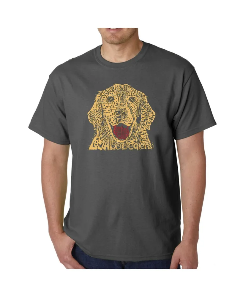 La Pop Art Men's Word T-Shirt - Dog