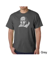 La Pop Art Men's Word T-Shirt - Shakespeare