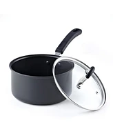 Cook N Home Hard Anodized Nonstick Saucepan 2.5 Quarts, Model 2633