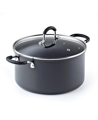 Cook N Home 6-Quart Professional Hard Anodized Nonstick Casserole Dutch Oven Stockpot With Lid