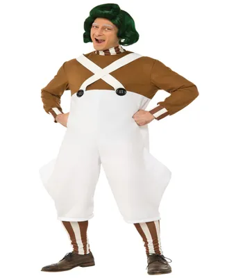 Buy Seasons Men's Willy Wonka and the Chocolate Factory: Oompa Loompa Deluxe Costume