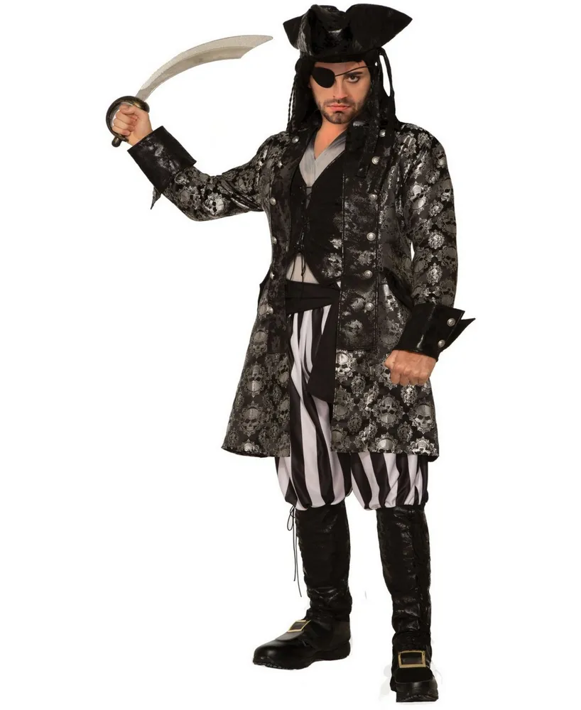 Buy Seasons Men's Captain Sterling Skull Costume