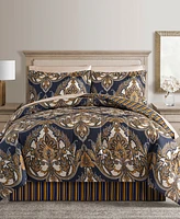 Odyssey Scroll/Stripe Reversible 8 Pc. Comforter Sets, Exclusively at Macy's