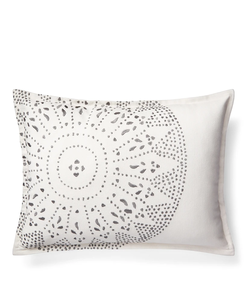 Ralph Lauren Luke Embroidery 15"x 20" Decorative Throw Pillow