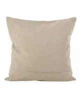 Saro Lifestyle Embroidered Decorative Pillow, 18" x