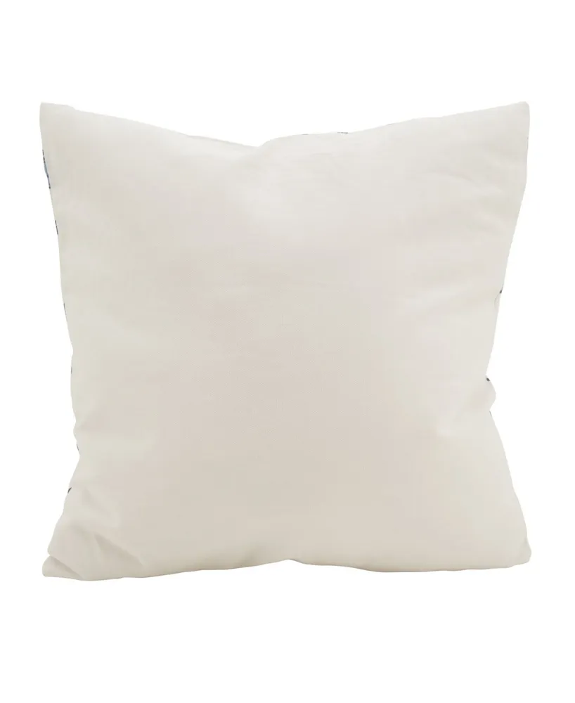 Saro Lifestyle Scrolling Vines Decorative Pillow, 18" x 18"