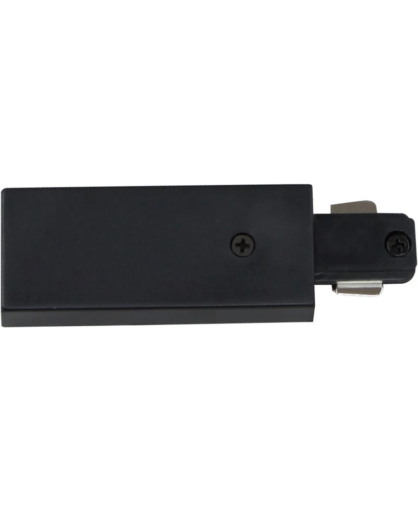 Volume Lighting Live End Connector/Conduit Connector 120V 2-Circuit/1-Neutral Track Systems