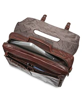 Mancini Buffalo Collection Porthole Laptop/ Tablet Briefcase
