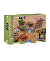 Guidecraft Power Clix Frames Natural - 74 Pieces Set - Multi