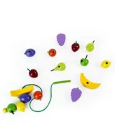 Guidecraft Count and Lace Fruit - Multi