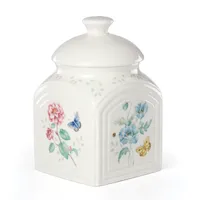 Lenox Butterfly Meadow 3 Pc. Canister Set, Created for Macy's - White Body With Butterfly Meadow Multi