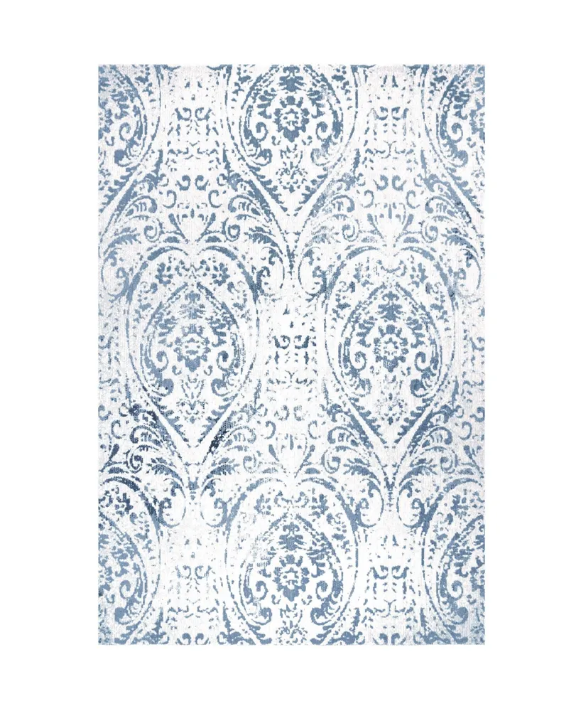 Nicole Miller Patio Sofia Juniper Ivory 5'3" x 7'2" Outdoor Area Rug