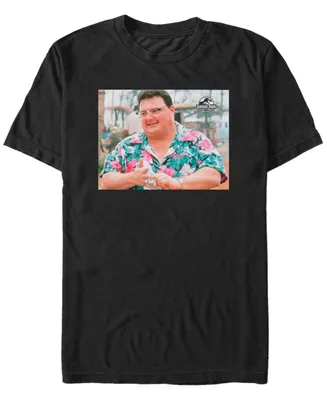 Jurassic Park Men's Nedry Portrait Short Sleeve T-Shirt