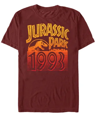 Jurassic Park Men's Retro Logo 1993 Short Sleeve T-Shirt