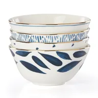 Lenox Blue Bay Set/4 Assorted Dessert/Sorbet Bowls