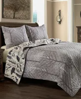 American Heritage Textiles Forest 3 Piece Quilt Set- Queen