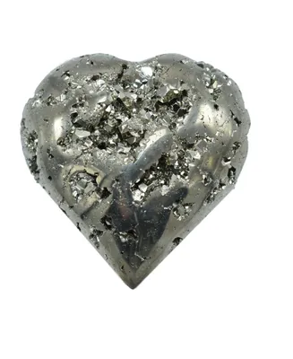 Nature's Decorations - Medium Pyrite Heart