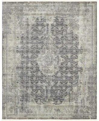 Bayshore Home Kenna Ken1 Dark Gray Area Rug Collection