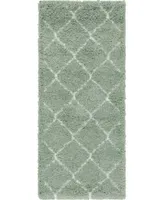 Bayshore Home Fazil Shag Faz5 Light Green Area Rug Collection